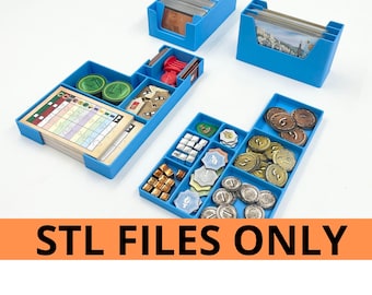 STL files for 7 Wonders Duel + Pantheon + Agora Expansions Insert