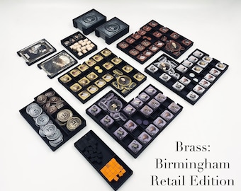 Mosiądz: Birmingham Retail lub Deluxe Edition Insert / Organizer do gier planszowych