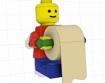 Porta carta igienica Lego Man (seduto)