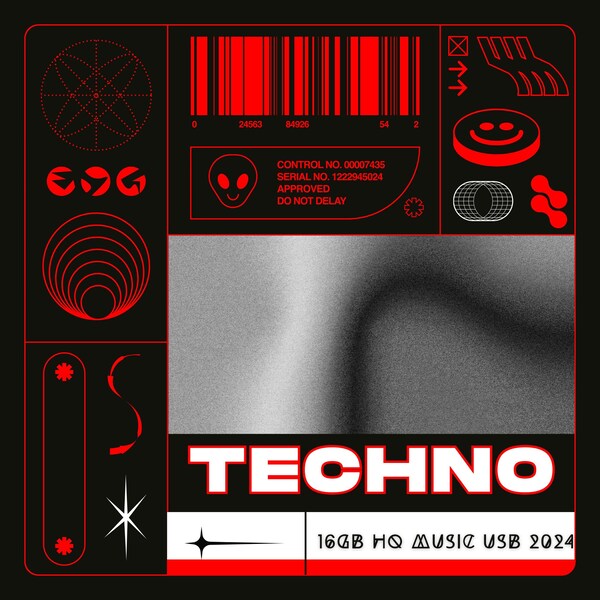 Techno 16 Go - 2024 - 15 Go - Livré avec 100 Go de musique GRATUITE ! Adapté aux DJ.