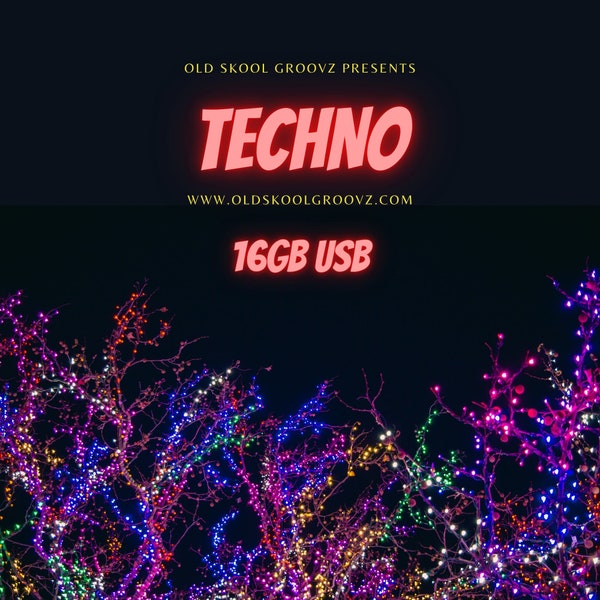 The Very Best Techno Music 16gb USB - This comes with FREE music! DJ Friendly.