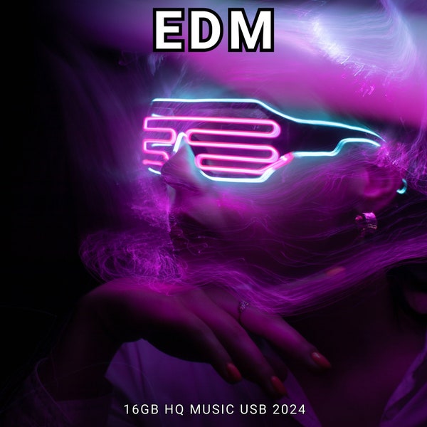 EDM 16 Go - 2024 - 14,7 Go - Livré avec 100 Go de musique GRATUITE ! Adapté aux DJ.