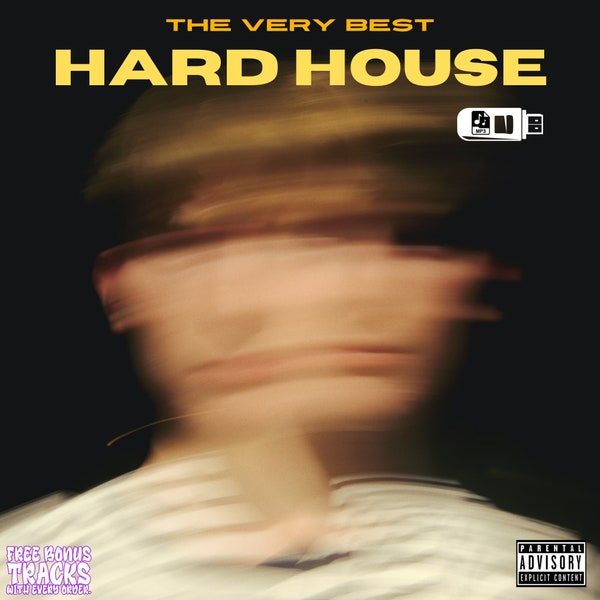 La meilleure musique hard house USB 16 Go - Livrée avec de la musique GRATUITE ! Adapté aux DJ.