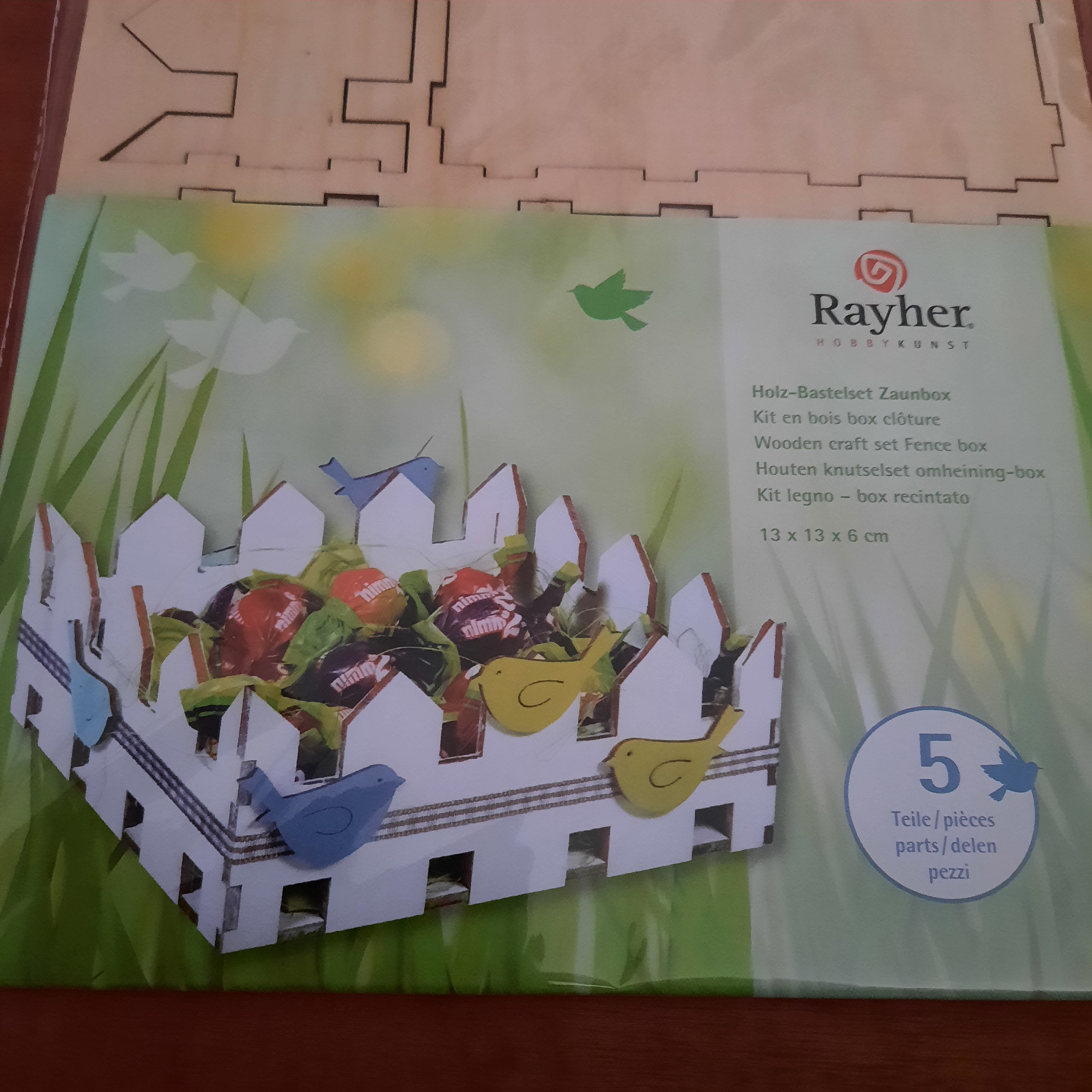 Wooden Craft Set Fence Box Etsy