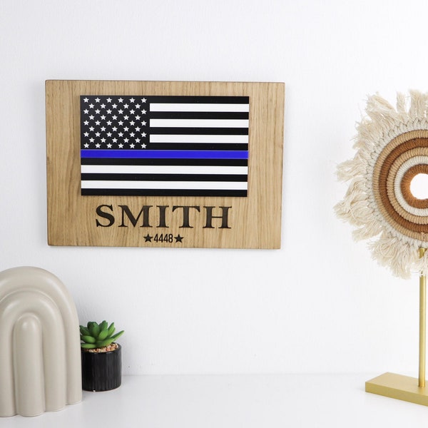 Law Enforcement Desk Name Plate Etsy