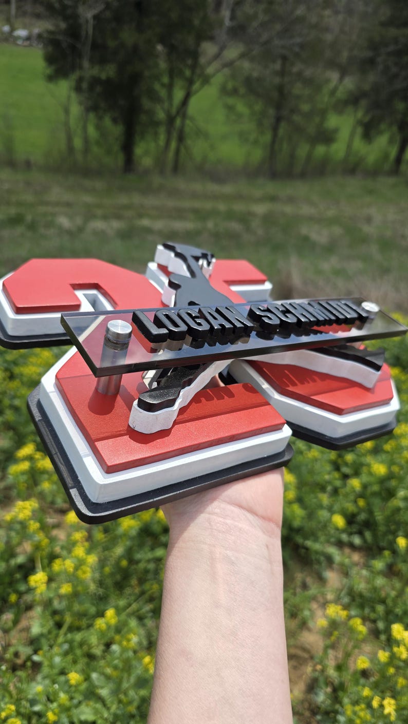 Graduation Jumpman Plaque 5 Layers Customize With Name and Npc Tap ...