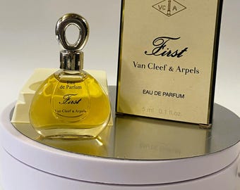 Vintage MINI 1976 Van Cleef & Arpels First Eau De Parfum 5 ml Miniature with Box