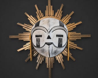 Esquie Wall Mask 44 cm | Chiaroscuro Expedition 33 | Gamer Wall Decor | Collectible | Geek RPG Gift