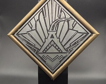 Chiaroscuro Wall Plaque Expedition 33 | Gaming Decoration 21 x 21 cm | Gamer Wall Art | Geek RPG Gift | Fan Art