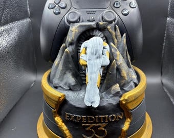 PS5 Controller Stand, Light and Dark, Shipping 33 | DualSense Stand | Gaming Decoration | Gamer Desk Accessory | Geek Gift