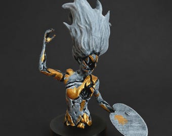 The Painter 23 cm | Chiaroscuro Expedition 33 | Collectible Statue | Painted Figurine | Gamer Decoration | Geek RPG Gift