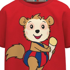 Bobo Dormouse T-Shirt Ice Cream, red image 5