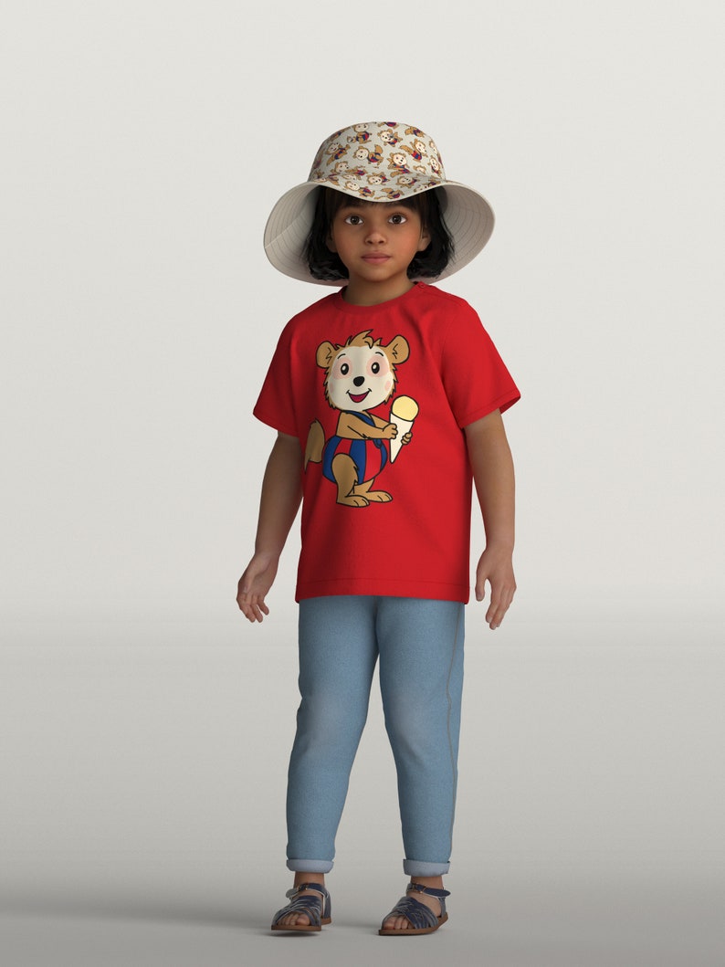 Bobo Dormouse T-Shirt Ice Cream, red image 2