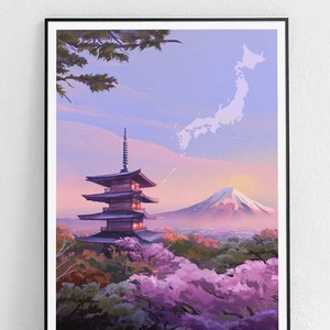 Japan map Original Poster