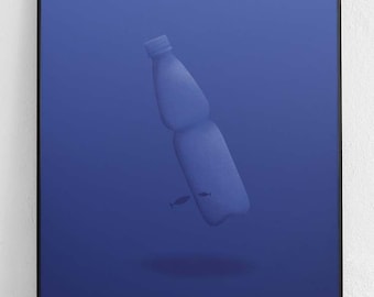 Contaminación del océano Póster original