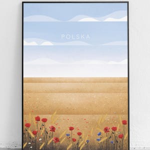 Cartel original de Polska, cartel de Polonia, cartel de Polonia