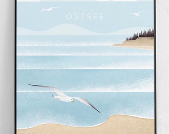 Ostsee Original Poster, Deutschland Poster