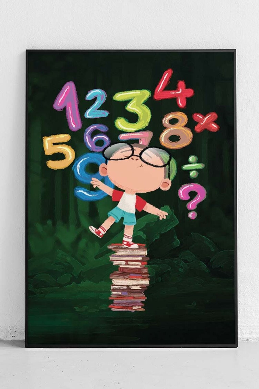 Mathematician Poster, Science Boy Poster, Mathematics Poster - Etsy