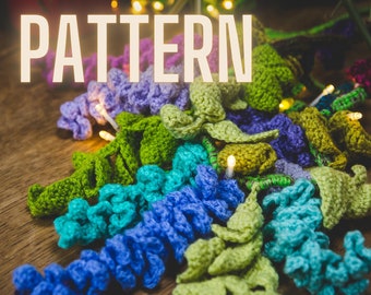 Wisteria Vines Crochet Pattern String Lights