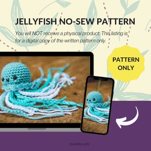 No-Sew Fidget-Friendly Jellyfish Crochet Pattern