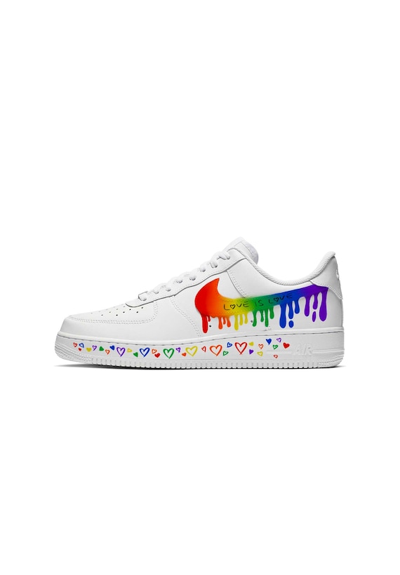 air force 1 rainbow swoosh