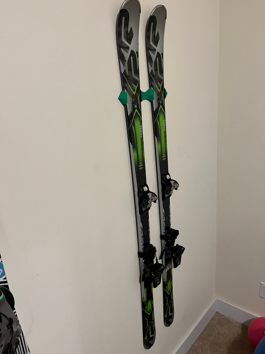 Adjustable Ski Wall Mount Etsy