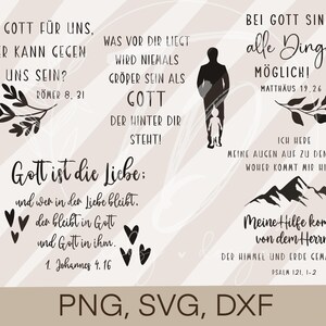 File plotter bundle versetto della Bibbia 4 - Cricut Silhouette disegno di trama SVG/DXF/PNG