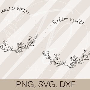 Arquivo plotter - Hello World Milestones Nascimento Baby Mom Cricut Silhouette design de plotagem