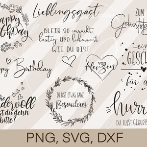 Pacote de provérbios de arquivo plotter aniversário 3 Design de plotagem Cricut Silhouette