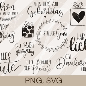 Plotter File Sayings- Bundle Birthday Cricut Silhouette Tracé Design