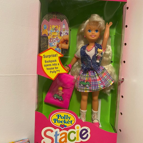 RESERVED! Vintage Stacie Barbie doll with Polly Pocket, New in Box!