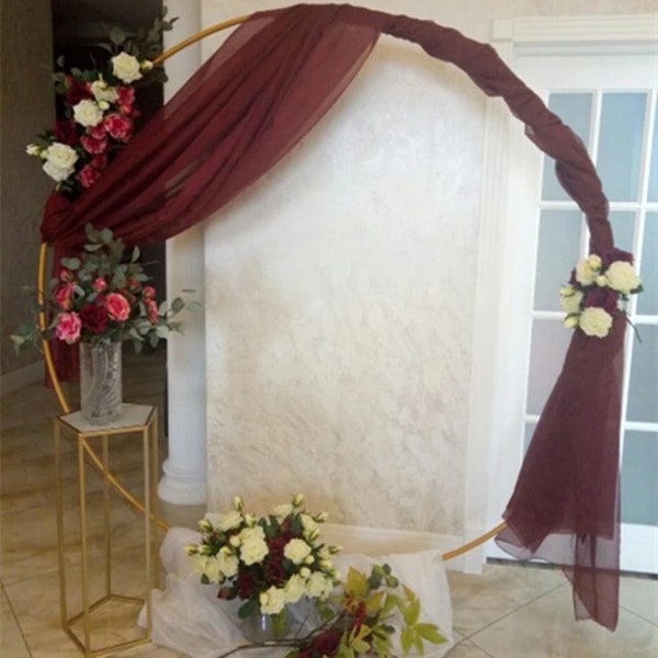 Circle Wedding Arch Etsy