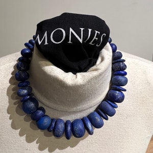 MONIES Blue Lapis Lazuli Necklace - Danish design