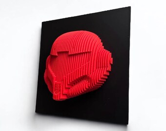 Samus Layered Sculpture
