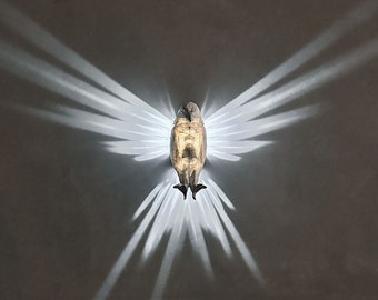 Bald Eagle Wall Light (LED light included)