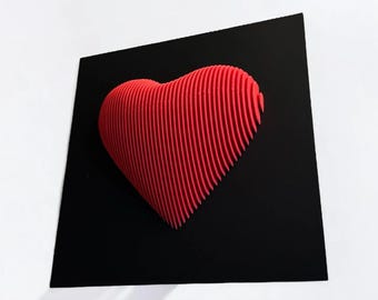 Heart Layered Sculpture