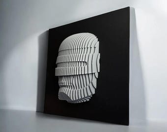 Robocop Layered Sculpture