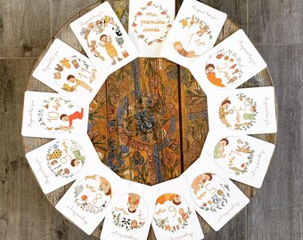 Baby milestone cards
