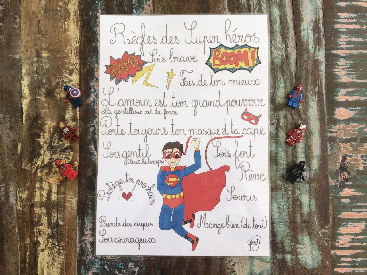 Affiche Super Héros