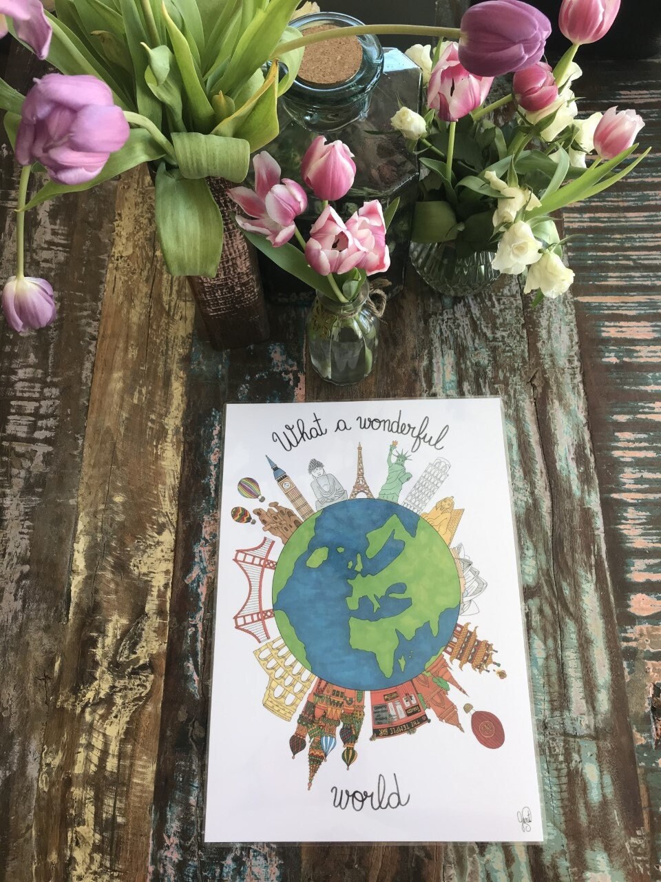 Affiche Du Monde et Ses Monuments