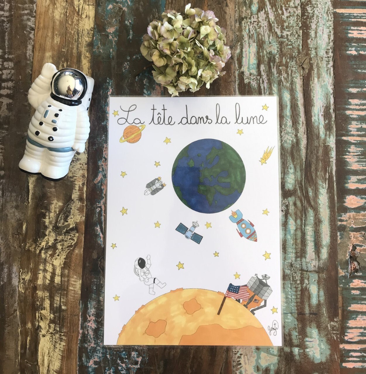 Affiche Enfants Espace