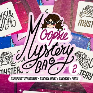 Oops Sac Mystère / Sac Mystère Papeterie / Sac Mystère Stickers / Pack Stickers Mignon / Oops Mignon Stickers / Pochette surprise