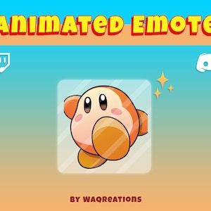 Animated Waddling Waddle Dee Emote for Twitch and Discord