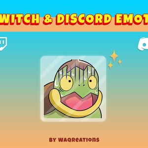 Turtwig Scared Emote for Twitch and Discord