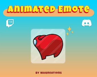 Among Us Twerk Butt Wiggle Emote | Red
