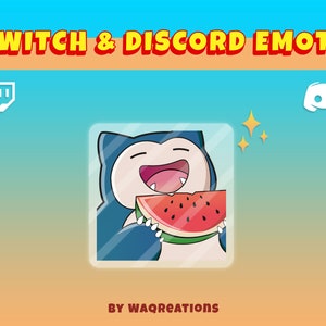 Snorlax Eating Emote for Twitch and Discord
