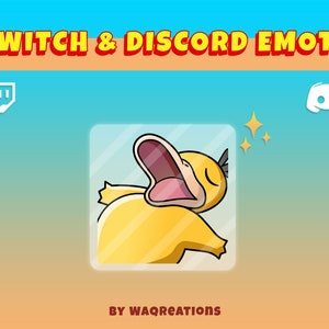 Psyduck Sleep Emote for Twitch and Discord
