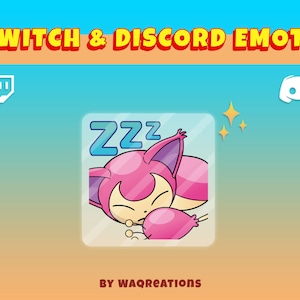 Skitty Sleep Emote for Twitch and Discord