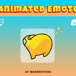 Among Us Twerk Butt Wiggle Emote | Yellow