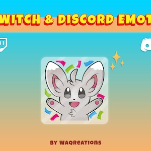 Minccino Hype Emote für Twitch und Discord